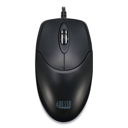 Imouse M60 Antimicrobial Wireless Mouse, 2.4 Ghz Frequency/30 Ft Wireless Range, Left/right Hand Use, Black