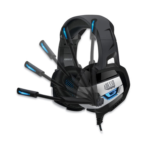 Xtream G2 Binaural Over The Head Headset, Black/blue