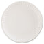 Gold Label Coated Paper Plates, 9" Dia, White, 100/pack, 10 Packs/carton