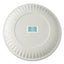 White Paper Plates, 6" Dia, 100/pack, 10 Packs/carton