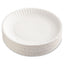 Paper Plates, 9" Dia, White, 100/pack