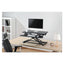 Adaptivergo Single-tier Sit-stand Lifting Workstation, 26.4" X 18.5" X 1.8" To 15.9", Black