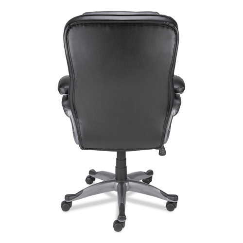Alera Birns Series High-back Task Chair, Supports Up To 250 Lb, 18.11" To 22.05" Seat Height, Black Seat/back, Chrome Base