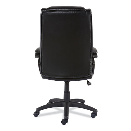 Alera Brosna Series Mid-back Task Chair, Supports Up To 250 Lb, 18.15" To 21.77 Seat Height, Black Seat/back, Black Base