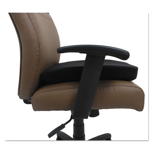 Cooling Gel Memory Foam Seat Cushion, Non-slip Undercushion Cover, 16.5 X 15.75 X 2.75, Black
