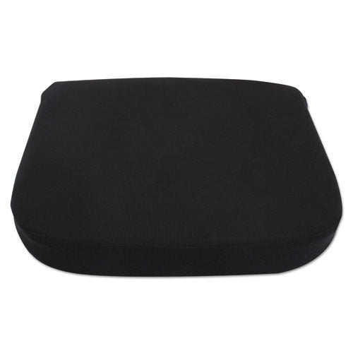Cooling Gel Memory Foam Seat Cushion, Non-slip Undercushion Cover, 16.5 X 15.75 X 2.75, Black