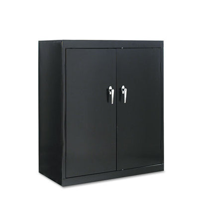 Assembled 42" High Heavy-duty Welded Storage Cabinet, Two Adjustable Shelves, 36w X 18d, Putty