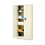 Space Saver Storage Cabinet, Four Fixed Shelves, 30w X 15d X 66h, Black