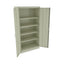 Assembled 72" High Heavy-duty Welded Storage Cabinet, Four Adjustable Shelves, 36w X 18d, Putty