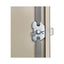 Assembled 78" High Heavy-duty Welded Storage Cabinet, Four Adjustable Shelves, 36w X 24d, Putty