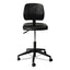 Alera Wl Series Workbench Stool, Supports Up To 250 Lb, 17.25" To 25" Seat Height, Black