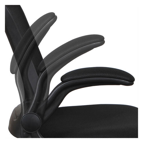 Alera Eb-e Series Swivel/tilt Mid-back Mesh Chair, Supports Up To 275 Lb, 18.11" To 22.04" Seat Height, Black