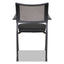 Alera Eikon Series Stacking Mesh Guest Chair, 20.86" X 24.01" X 33.07", Black Seat, Black Back, Black Base, 2/carton