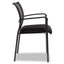 Alera Eikon Series Stacking Mesh Guest Chair, 20.86" X 24.01" X 33.07", Black Seat, Black Back, Black Base, 2/carton