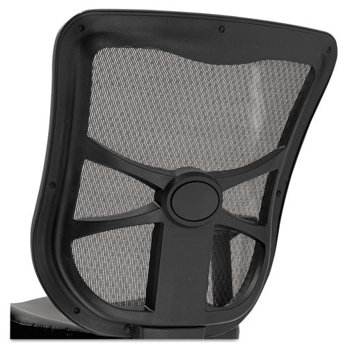 Alera Elusion Series Mesh Mid-back Multifunction Chair, Supports Up To 275 Lb, 17.7" To 21.4" Seat Height, Black