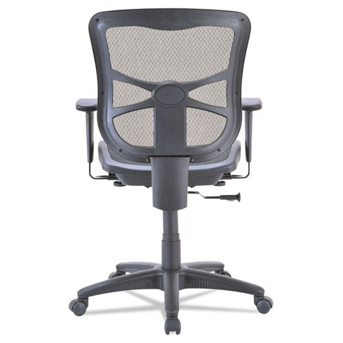 Alera Elusion Series Mesh Mid-back Swivel/tilt Chair, Supports Up To 275 Lb, 17.9" To 21.6" Seat Height, Black