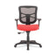 Alera Elusion Series Mesh Mid-back Swivel/tilt Chair, Supports Up To 275 Lb, 17.9" To 21.8" Seat Height, Red