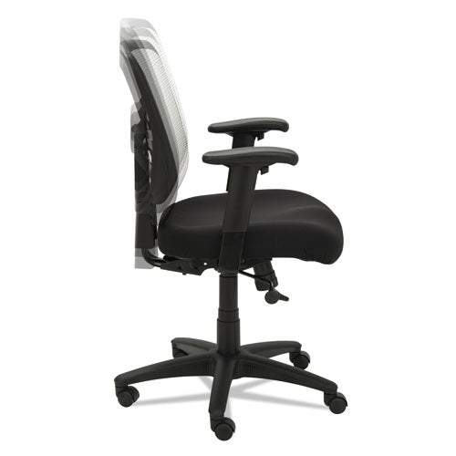 Alera Elusion Series Mesh Mid-back Swivel/tilt Chair, Supports Up To 275 Lb, 17.9" To 21.8" Seat Height, Red