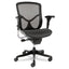Alera Eq Series Ergonomic Multifunction Mid-back Mesh Chair, Supports Up To 250 Lb, Black Seat/back, Aluminum Base