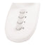 12" 3-speed Oscillating Desk Fan, Plastic, White