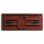 Wood Folding Table, Rectangular, 71.88w X 29.88d X 29.13h, Mahogany