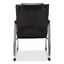 Alera Hildred Series Guest Chair, 25" X 28.94" X 37.8", Black Seat, Black Back, Chrome Base