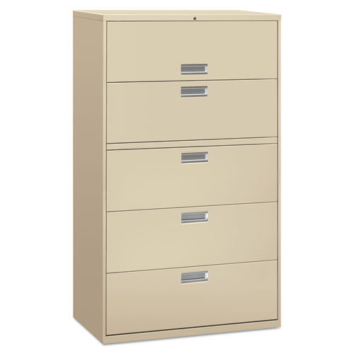 Lateral File, 3 Legal/letter/a4/a5-size File Drawers, Putty, 36" X 18.63" X 40.25"