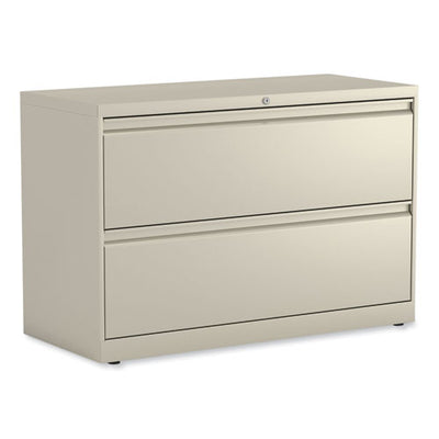 Lateral File, 2 Legal/letter-size File Drawers, Putty, 42" X 18.63" X 28"