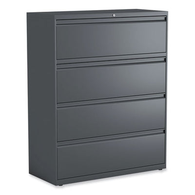 Lateral File, 4 Legal/letter/a4/a5-size File Drawers, Charcoal, 42" X 18.63" X 52.5"