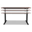 Adaptivergo Sit-stand Pneumatic Height-adjustable Table Base, 59.06" X 28.35" X 26.18" To 39.57", Black