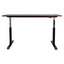 Adaptivergo Sit-stand Pneumatic Height-adjustable Table Base, 59.06" X 28.35" X 26.18" To 39.57", Black