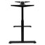 Adaptivergo Sit-stand Pneumatic Height-adjustable Table Base, 59.06" X 28.35" X 26.18" To 39.57", Black
