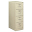 Economy Vertical File, 4 Legal-size File Drawers, Putty, 18" X 25" X 52"
