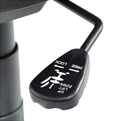 Alera Interval Series Swivel/tilt Task Chair, Bonded Leather Seat/back, Up To 275 Lb, 18.11" To 23.22" Seat Height, Black