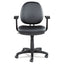 Alera Interval Series Swivel/tilt Task Chair, Bonded Leather Seat/back, Up To 275 Lb, 18.11" To 23.22" Seat Height, Black