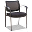 Alera Iv Series Fabric Back/seat Guest Chairs, 24.8" X 22.83" X 32.28", Black Seat, Black Back, Black Base, 2/carton