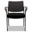 Alera Iv Series Fabric Back/seat Guest Chairs, 24.8" X 22.83" X 32.28", Black Seat, Black Back, Black Base, 2/carton