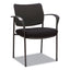 Alera Iv Series Fabric Back/seat Guest Chairs, 24.8" X 22.83" X 32.28", Black Seat, Black Back, Black Base, 2/carton
