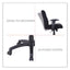 Alera Kesson Series Petite Office Chair, Supports Up To 300 Lb, 17.71" To 21.65" Seat Height, Black