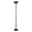 Torchier Floor Lamp, 12.5w X 12.5d X 72h, Matte Black