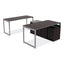 Alera Open Office Desk Series Low File Cabinet Credenza, 2-drawer: Pencil/file,legal/letter,1 Shelf,espresso,29.5x19.13x22.88