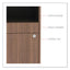 Alera Open Office Desk Series Low File Cabinet Credenza, 2-drawer: Pencil/file, Legal/letter, 1 Shelf,walnut,29.5x19.13x22.88