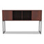 Alera Open Office Desk Series Hutch, 59w X 15d X 36.38h, Medium Cherry
