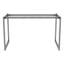 Alera Open Office Desk Series Adjustable O-leg Desk Base, 47.25 To 70.78w X 23.63d X 28.5h, Silver