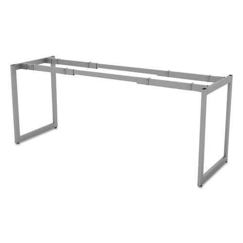 Alera Open Office Desk Series Adjustable O-leg Desk Base, 47.25 To 70.78w X 23.63d X 28.5h, Silver
