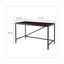 Industrial Series Table Desk, 47.25" X 23.63" X 29.5", Modern Walnut