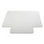 Occasional Use Studded Chair Mat For Flat Pile Carpet, 36 X 48, Lipped, Clear