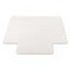 All Day Use Non-studded Chair Mat For Hard Floors, 45 X 53, Wide Lipped, Clear