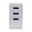 File Pedestal, Left Or Right, 3-drawers: Box/box/file, Legal/letter, Light Gray, 14.96" X 19.29" X 27.75"