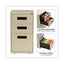 File Pedestal, Left Or Right, 3-drawers: Box/box/file, Legal/letter, Putty, 14.96" X 19.29" X 27.75"